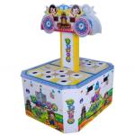 Double players whack a mole coin-operated video games for parent-child children