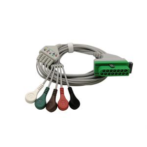 Wholesale 15Pin 3lead/5lead Compatible Direct Connect ECG Cable AHA 3.6m Fukuda Denshi from china suppliers