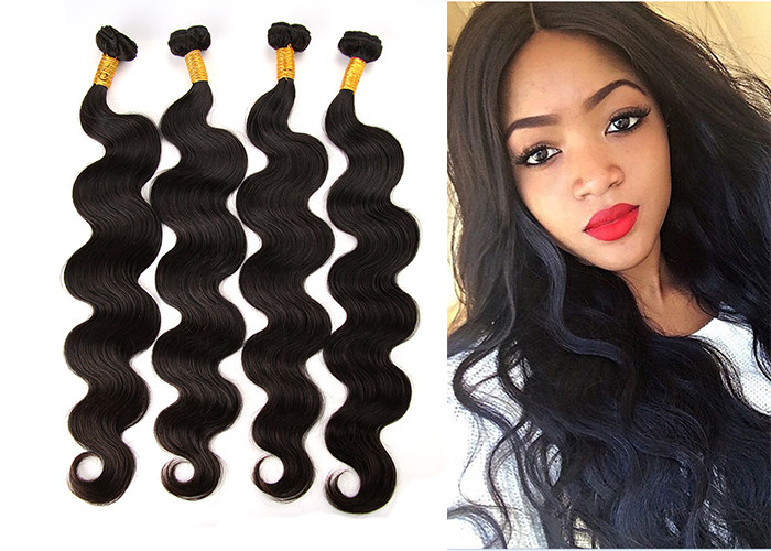 Smooth And Soft 5A Virgin Brazilian Hair Weave , 5A Remy Brazilian Human Hair Weft