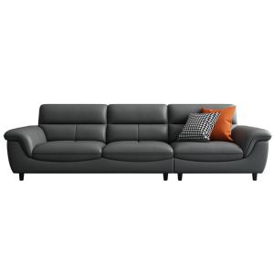 Wholesale Nordic Modern Luxury First Layer Cowhide Living Room U-Shape Leather Sofa 370*93*88cm from china suppliers