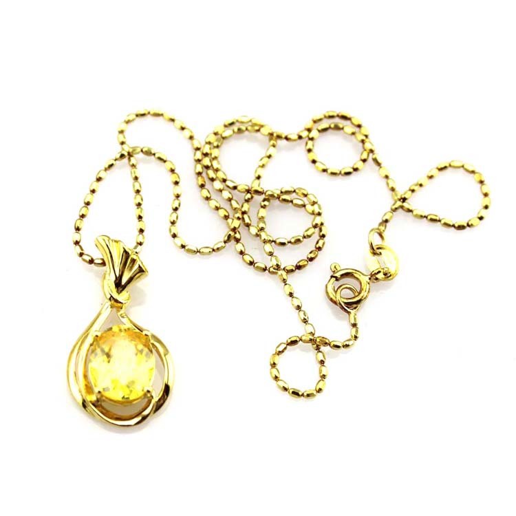 Rose Gold Plated 925 Silver Chain Oval Pink Cubic Zircon Pendant Necklace(P06)