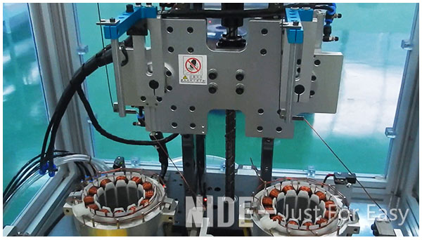 BLDC Motor Coil Winding Machine / Fan Stator Winding Machine Servo System