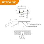 Indoor Ultra Narrow LED Strip / Under Cabinet Tape Lighting For Furniture A220B