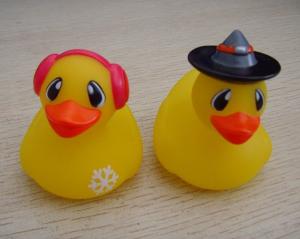 Wholesale 5cm Length Mini Yellow Cute Rubber Ducks , Bathroom Rubber Ducks Phthalates Free from china suppliers