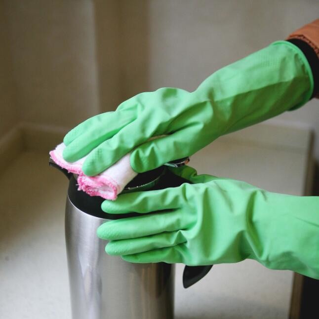 Anti Oil Household 300mm Rubber Hand Gloves For Kitchen
