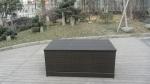Waterproof Decorative KD Resin Wicker Storage Box For Storeroom