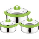 Stainless Steel 201 4pcs Thermal Stock Pot Set Large Capacity Lunch Box Modern