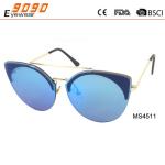 womens Fashion retro Cat Eye Mirrored Sunglasses ,Designer Glasses Shades