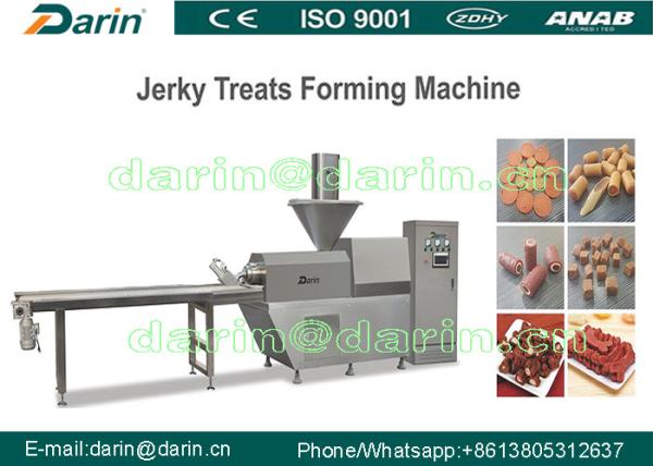 100% Jerky meat Treats Pet Food Production Line , Chicken / mutton dog food