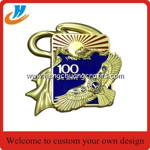 Wholesale 3D logo design metal pin badge,lapel pin lion club custom logo wholesale from china suppliers