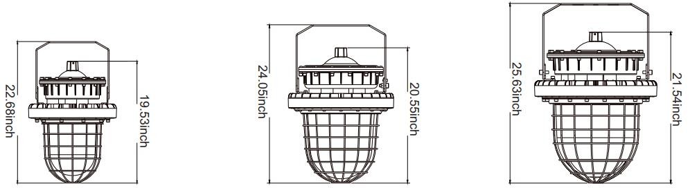 Class I Division 1 Explosion Proof LED Lights High Impact Resistance