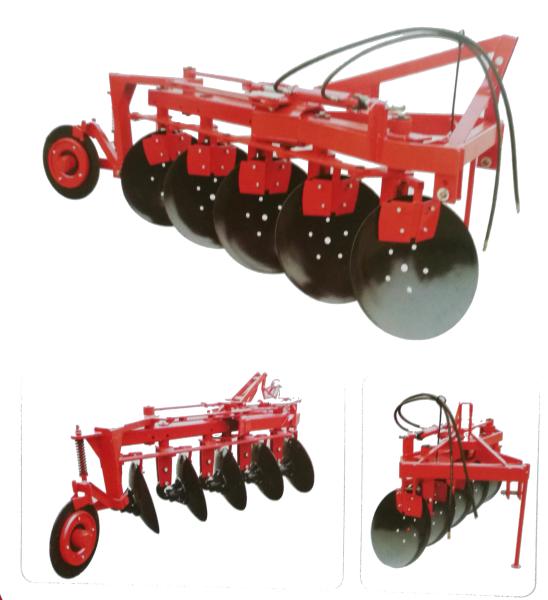 3 Point Small Scale Agricultural Machinery Dia660mm Hydraulic Reversible Disc