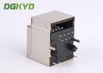 Metal Shielded 180 Degree Top Entry RJ45 Magnetics Ethernet Connector