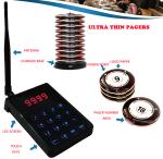 burger restaurant equipment wireless queue management coaster pager system