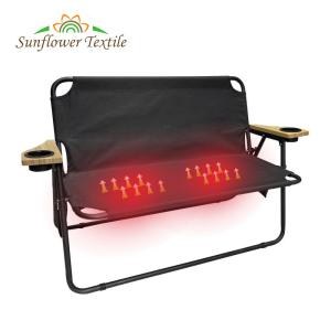 Wholesale 100 X 40.5 X 74cm 600D Waterproof Oxford Heated Folding Chair Garden Heat Chair from china suppliers