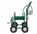 Stainless Steel Metal Garden Water Hose Reel Cart for Clean House and Watering