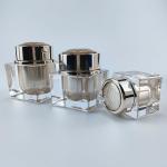 50ml 100ml 120ml Plastic Cosmetic Jars Acrylic Cream Container