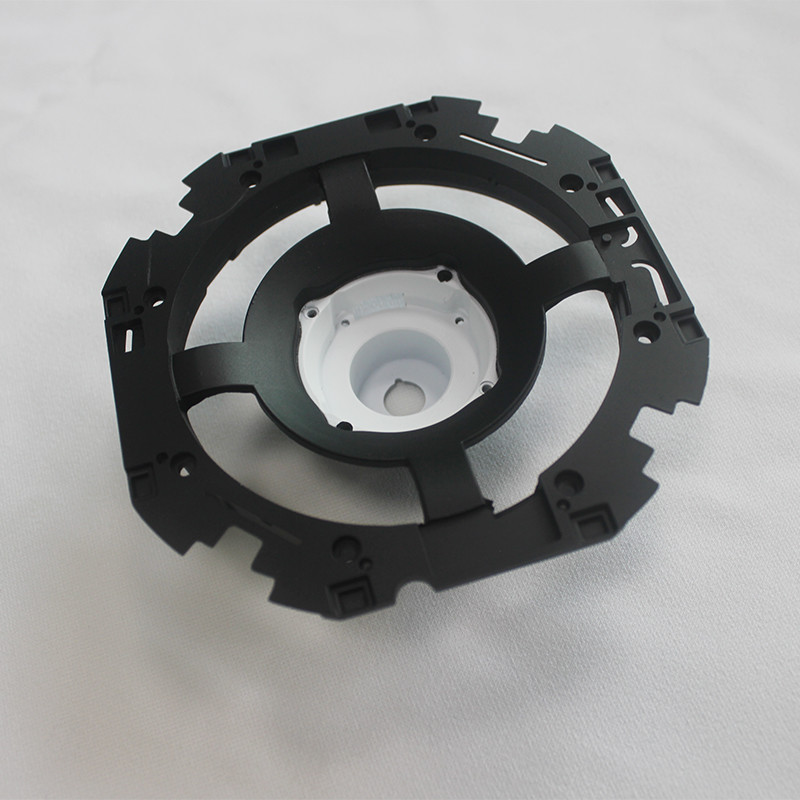 A380 Basket Loudspeaker Spare Parts , Painting Black Aluminum Alloy Die Casting Parts