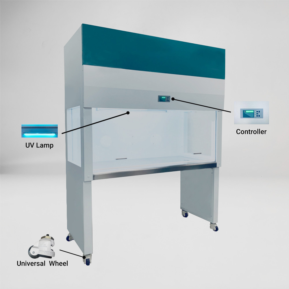 High Efficiency Safety Led Display Laminar Air Flow Cabinet