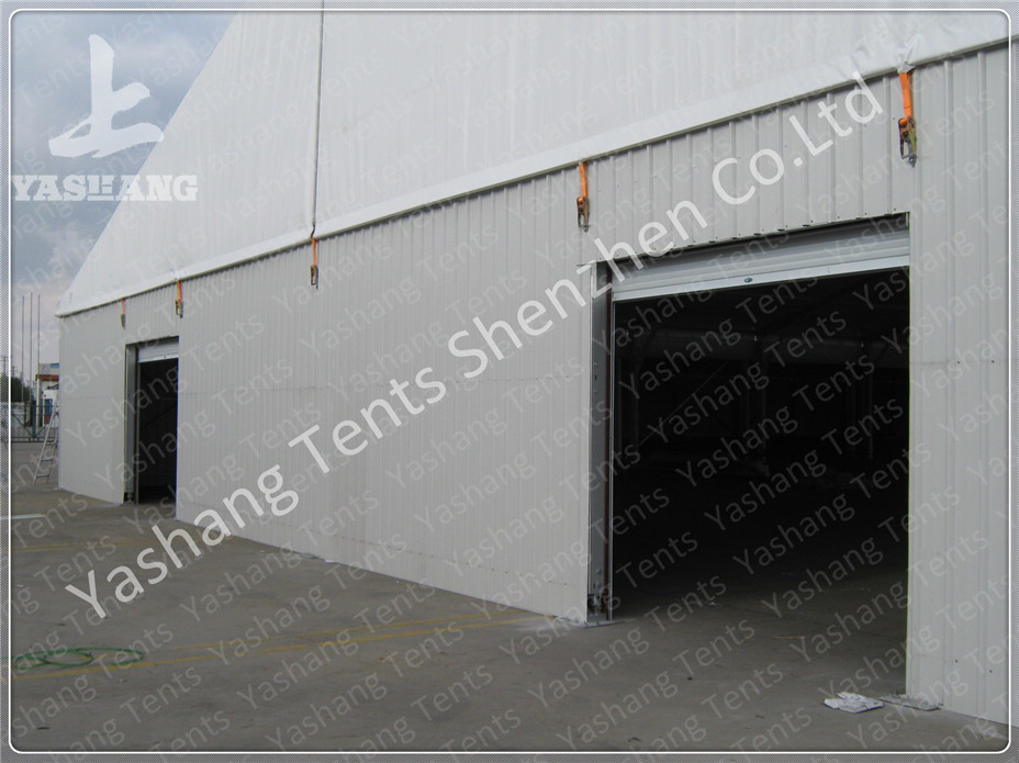 Heat Resistant Tent Accessories Height Customizable Fabric Door Glass Door Roller Gate