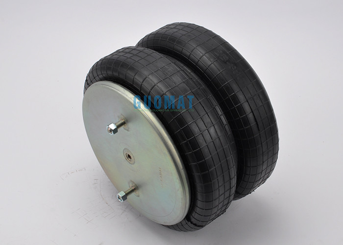 Air Bag System Double Bellows 1/4NPT Industrial Air Spring Convoluted Suspension For Equipment
