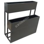 Weatherproof steel flower box metal square plant box flower pot big large