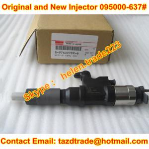 Wholesale DENSO Original and new CR Injector 095000-6376 / 095000-637# / 8-97609789-# Fit ISUZU from china suppliers