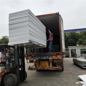 Wholesale light weight eps sandwich panel 950-50-0.376mm cover with film both side delivered by a 40HQ from china suppliers