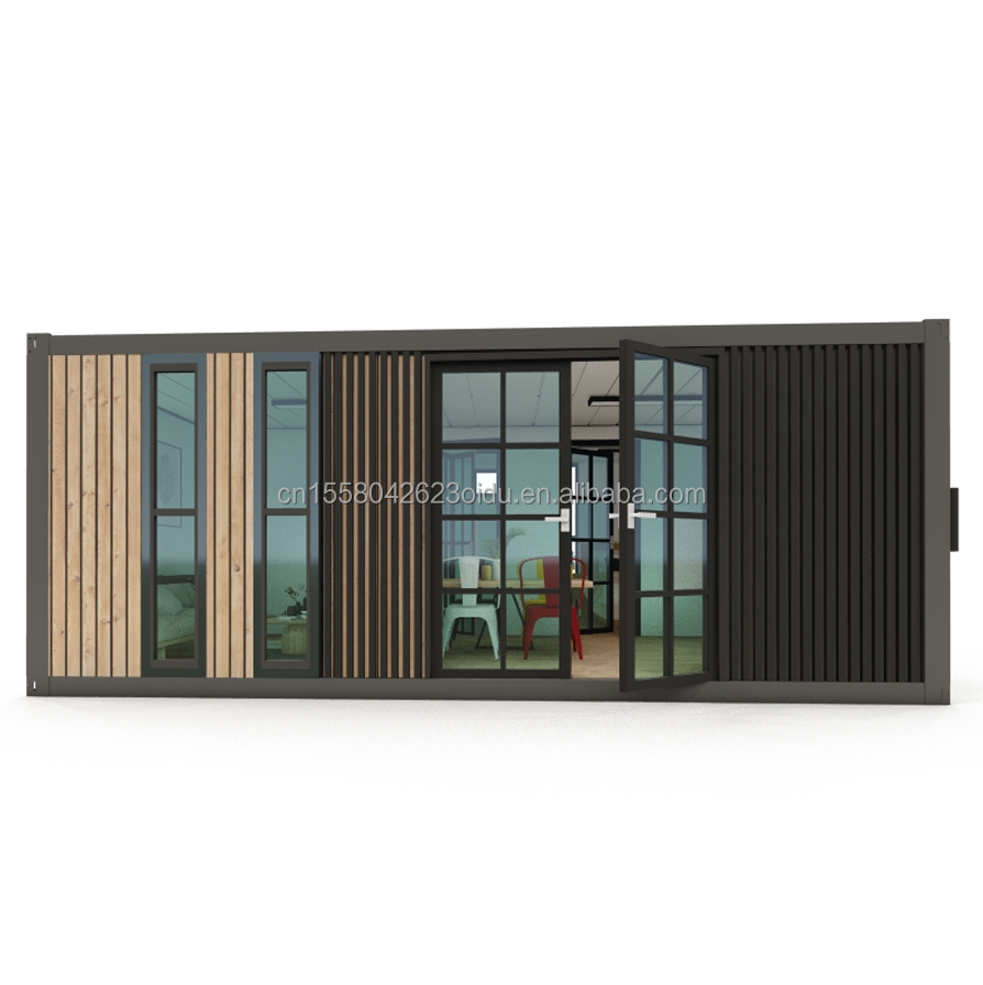 Customizable Detachable Mobile House EU Two Bedrooms Two 20ft Prefabricated Container House for Personalized Living