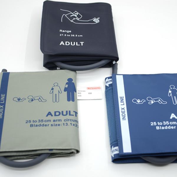 Medical Consumables Reusable Noninvasive Blood Pressure Cuff For Adult To