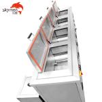 SUS Degreasing Ultrasonic Parts Cleaners 38L to 1500L Degreasing 600W 4 Tanks