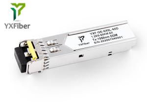 Wholesale 1.25G 60km 1550nm LC DDM SFP Fiber Optical Transceiver Module from china suppliers
