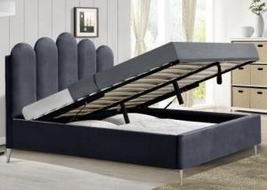 Wholesale Manufactory Wholesale Customized Queen Size Bed Frame Gas Lift Storage Bed from china suppliers
