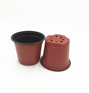 Wholesale Home Garden nursery bicolor Plastic garden pots Flower Pot from china suppliers