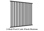 Tubular Steel Fencing Panels 2000mm Height come with 32mmx32mm tubing vertical
