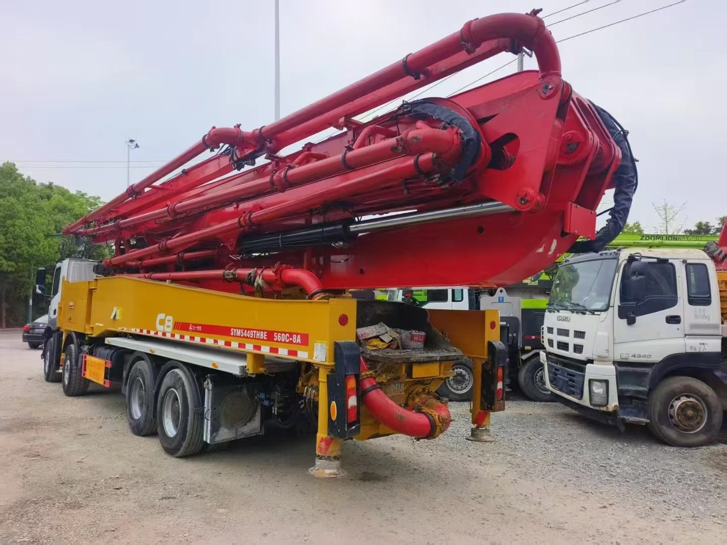 2020 Sany Heavy Industry Concrete Pump Truck 56m Classic Best-selling Construction Equipment