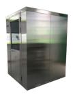 SUS 304 Cleanroom Air Shower Blowing From Both Sides Size Customized