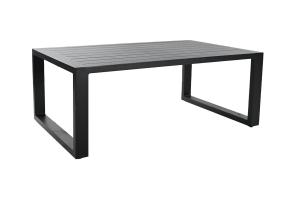 Wholesale Black Metal Base Dining Room Table Modern Rectangle Customized from china suppliers