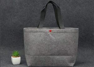 Wholesale 30*30 Cm Felt Bag Organizer , Handmade Felt Bags With Textured Knitted Surface from china suppliers