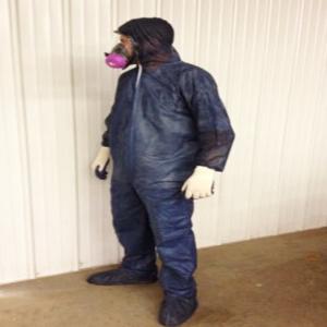 Wholesale 20gsm To 90gsm PPES Disposable Coveralls Suits S / M / L / XL from china suppliers