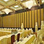 Custom Color Aluminum Fame Sound Proof 65 Mm Louvered 80 Mm Acoustic Partition