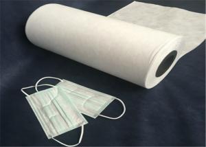 Wholesale White BFE99 Medical Non Woven Fabric , Non Woven Fabric Material Tear Resistant from china suppliers