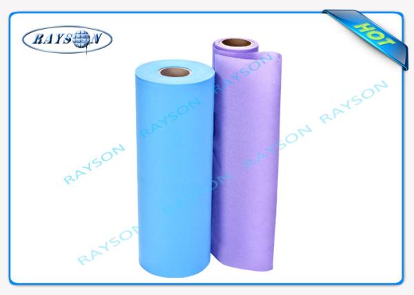 100% Virgin Polypropylene Spunbond PP Non Woven Fabric 60gsm For Sofa