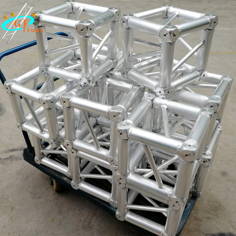Aluminum Spigot Truss 6 Way Corner Box Block Connector Screw/bolt Square Truss box corner
