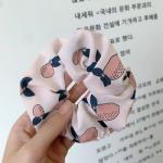 Cloth Stretchy Hair Ties Bobbles Rope Large Intestine Girl Horsetail Head