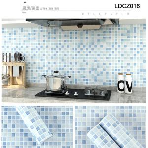 Wholesale Modern Design Style Self-Adhesive Vinyl Wallpaper Sticker for Bathroom Wall Decoration from china suppliers
