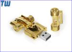 Full Metal Race Car 16GB USB Pen Drive Shinning Finished Custom Logo