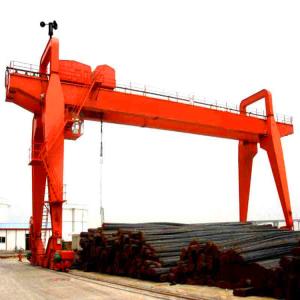 Wholesale Heavy Duty MG Double Beam Girder Gantry Crane 50 Tons With Cabin Control from china suppliers