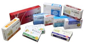 Wholesale Eco-Friendly Folded card storage boxes For Medicine packaging personized logo custom shape from china suppliers