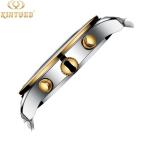 KINYUED Brand Two-Tone Gold Silver Case Automatic Movement Solid Stainless Steel